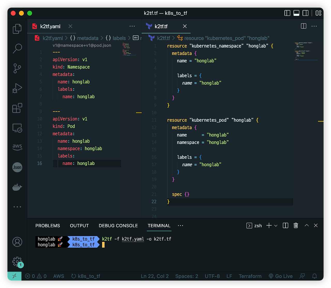 [Terraform/k8s] k8s YAML 리소스로 Terraform Code를 쉽게 작성하는 3가지 방법