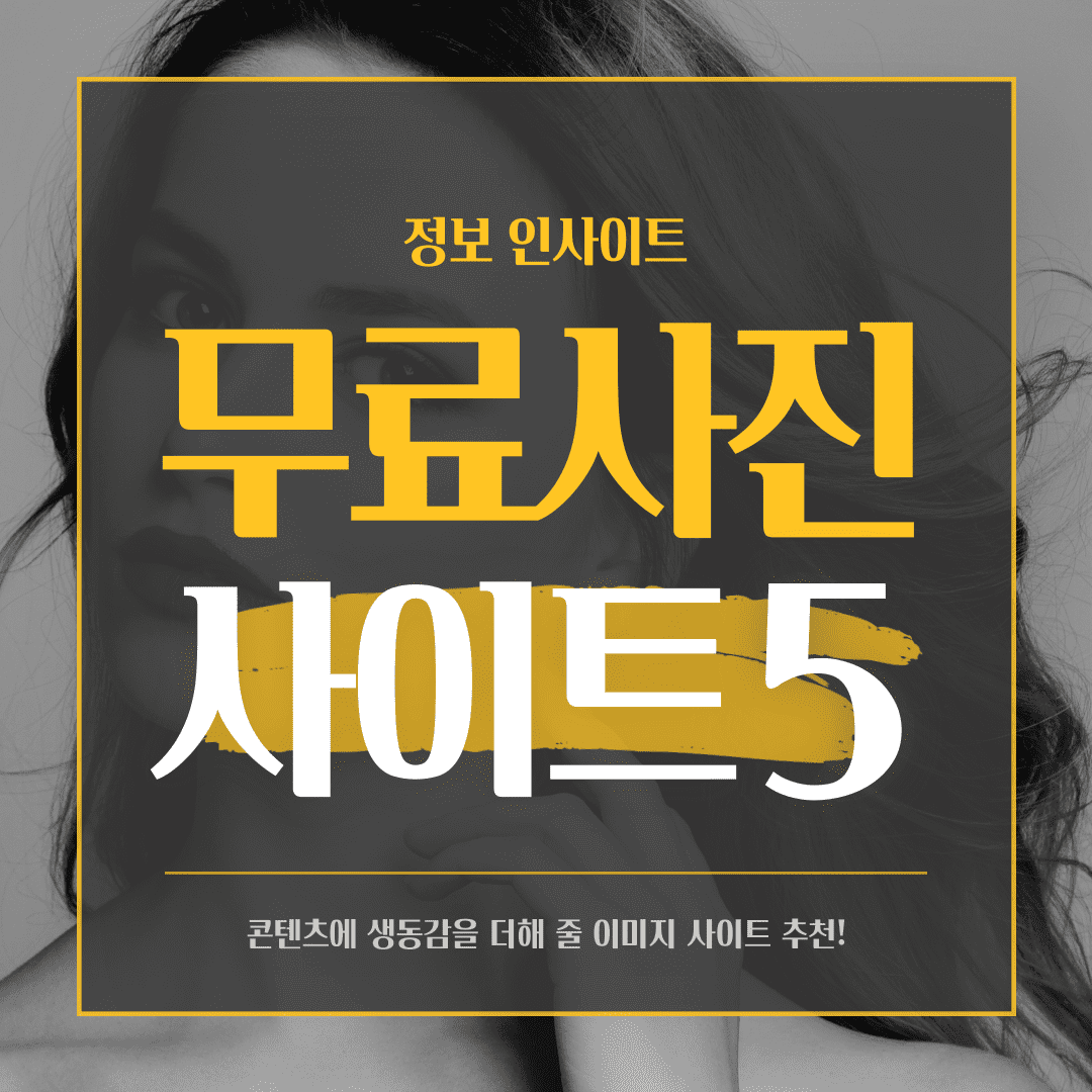 저작권 없는 무료 사진 사이트 TOP