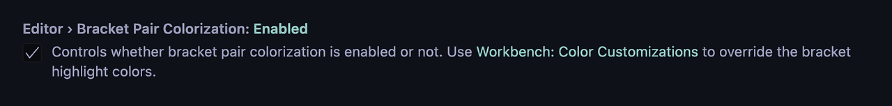 Settings > Editor
