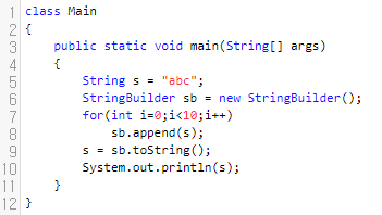 java string