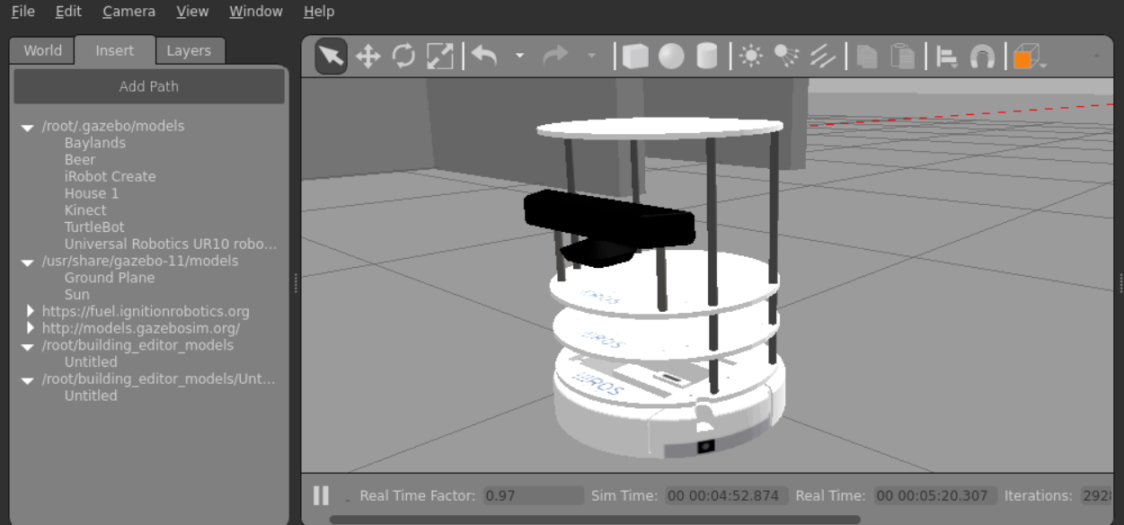  gazebo ubuntu vcxsrv 