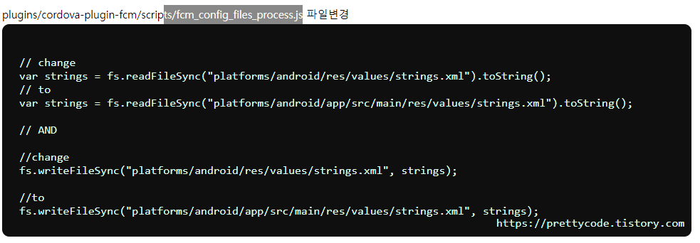 Cordova Fcm The chunk Argument Must Be Of Type String Or An Instance 