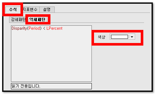 주식차트 보조지표 이격도 강세패턴 약세패턴 설정 방법 10 ywAAAAAAQABAAACAUwAOw==