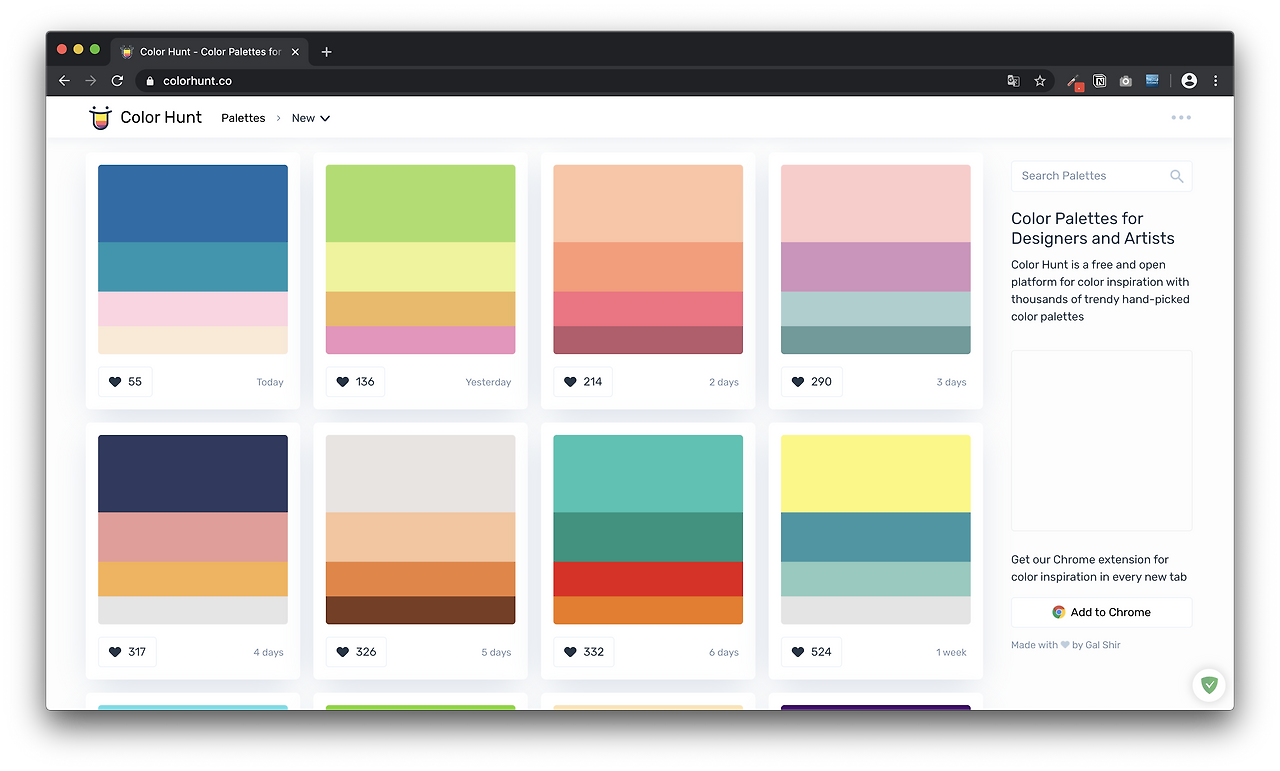 color hunt use on tb