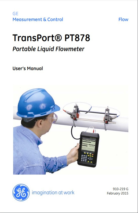 [GE Panametrics_PT878] 초음파유량게 GE 파나메트릭스 PT878 메뉴얼 / Ultrasonic Flow