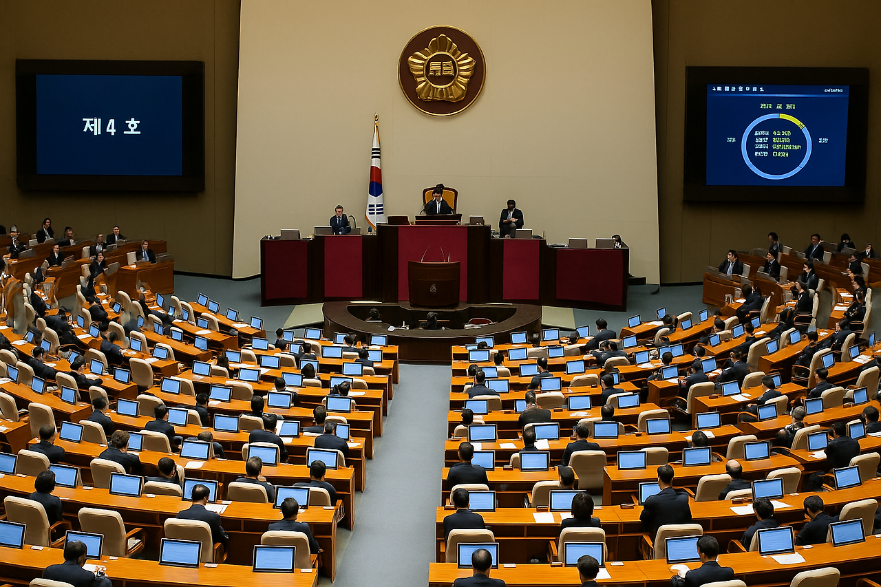 국회 본회의장 전경