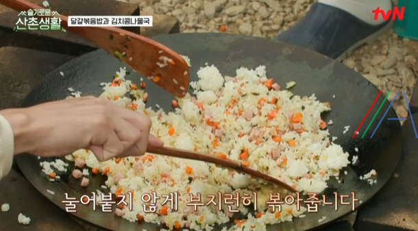 슬기로운 산촌생활 달걀볶음밥 만들기 레시피 18 ywAAAAAAQABAAACAUwAOw==