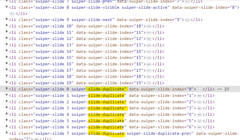 [javascript/Jquery] 웹퍼블리셔의 duplication 사라진 swiper js loop 모드