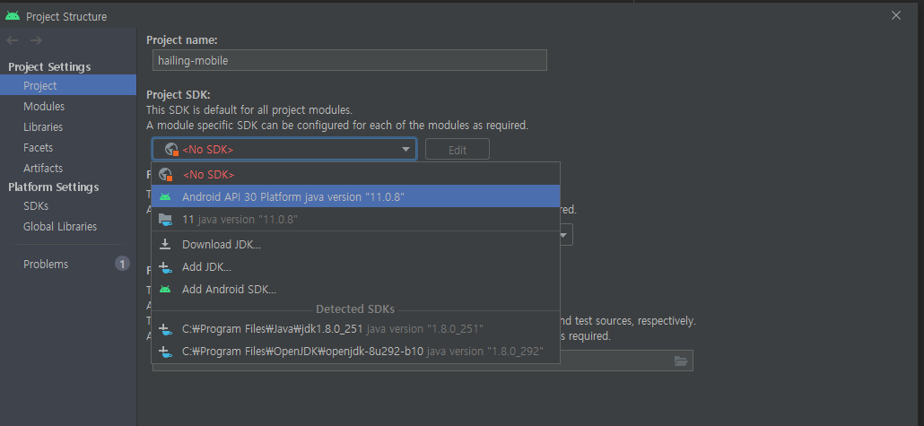 unable to locate adb