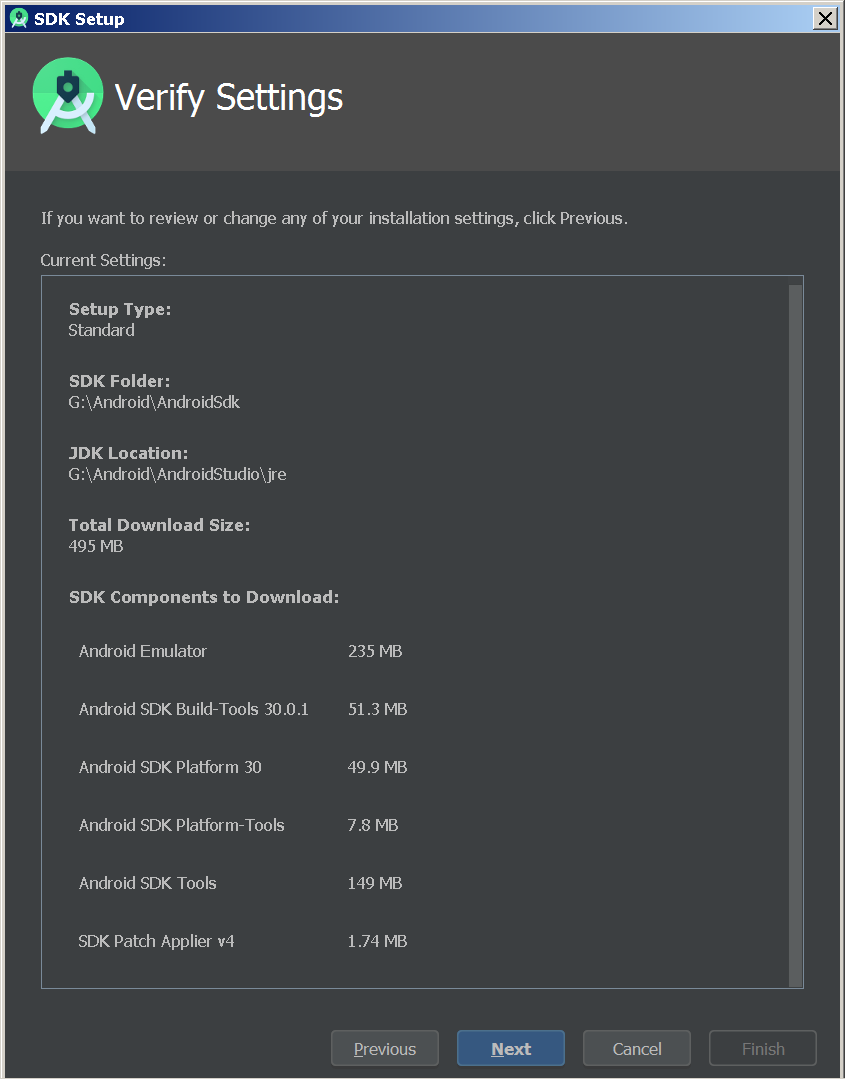 android dev sdk
