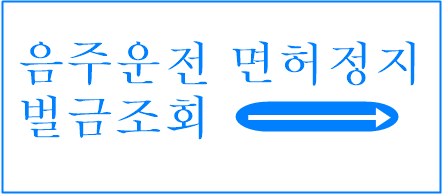 음주운전 면허취소 벌금