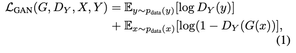 L_GAN Loss function