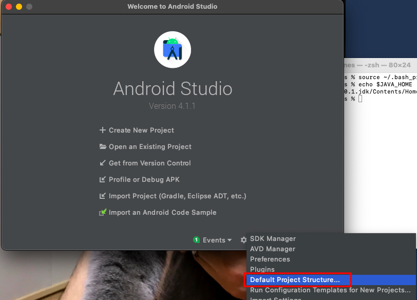 get the sdk android studio for mac