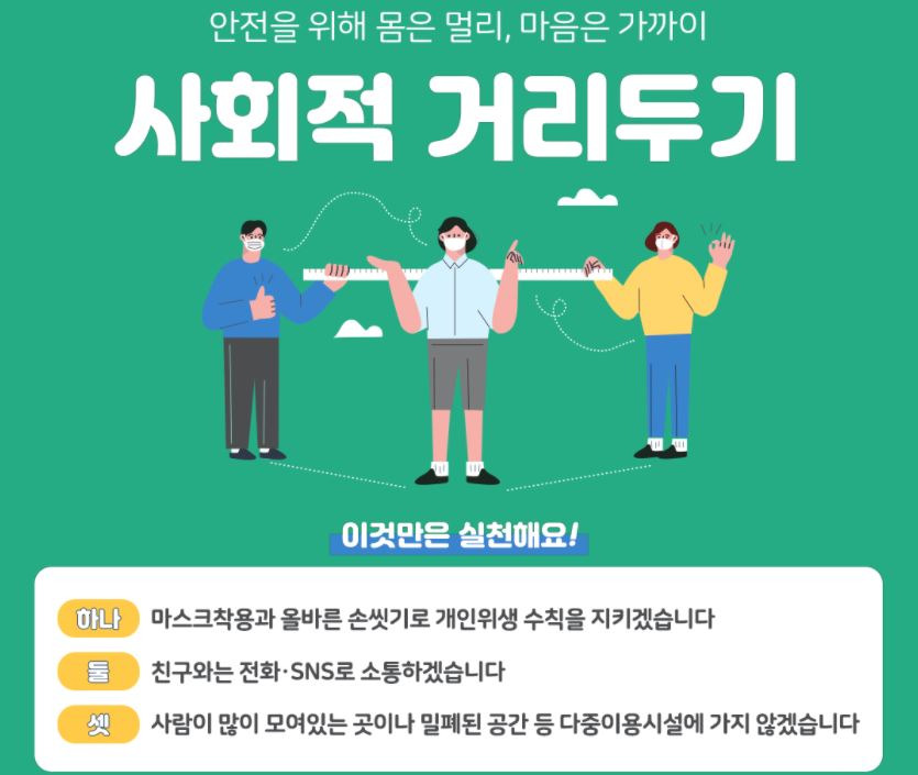 사회적 거리두기 개편안 기존과의 차이점 :: 상처에는 밴드를