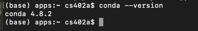 conda for mac