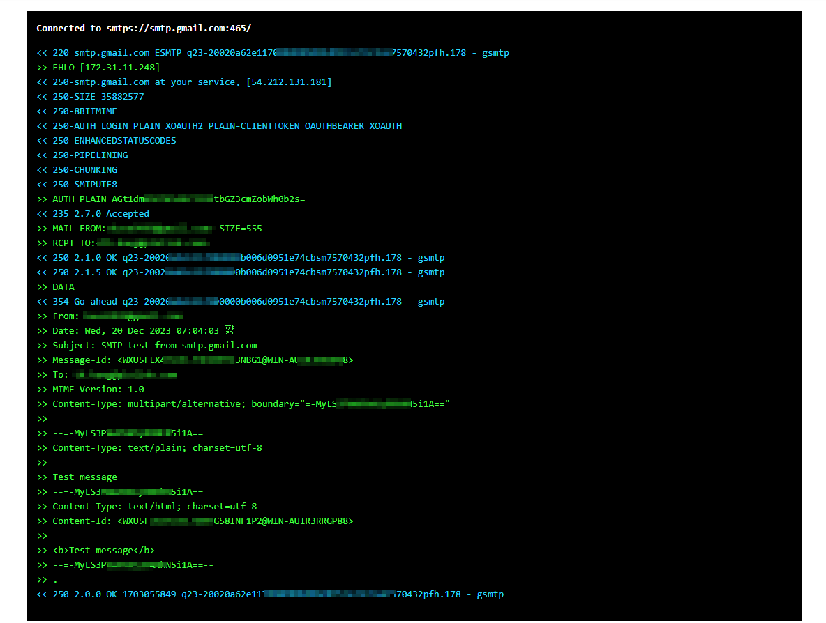Smtp 5 7 8 username and password not accepted badcredentials 