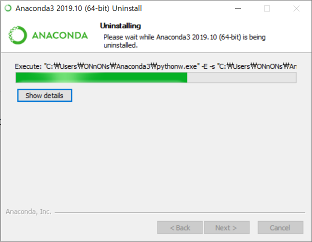 Anaconda Uninstall 