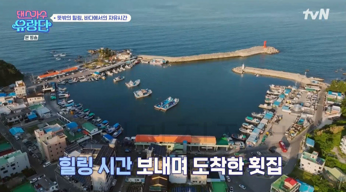 댄스가수유랑단 화사 물회 횟집, 가자미 미역국, 모둠회 사러 간 곳 어디? 해산물 모둠 먹방 9회 2 ywAAAAAAQABAAACAUwAOw==