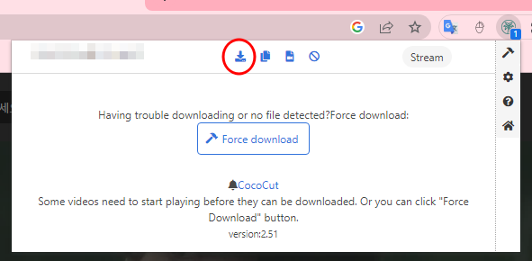 실시간 스트리밍 영상 사이트에서 동영상 다운로드하는 방법 Cococut 5 ywAAAAAAQABAAACAUwAOw==
