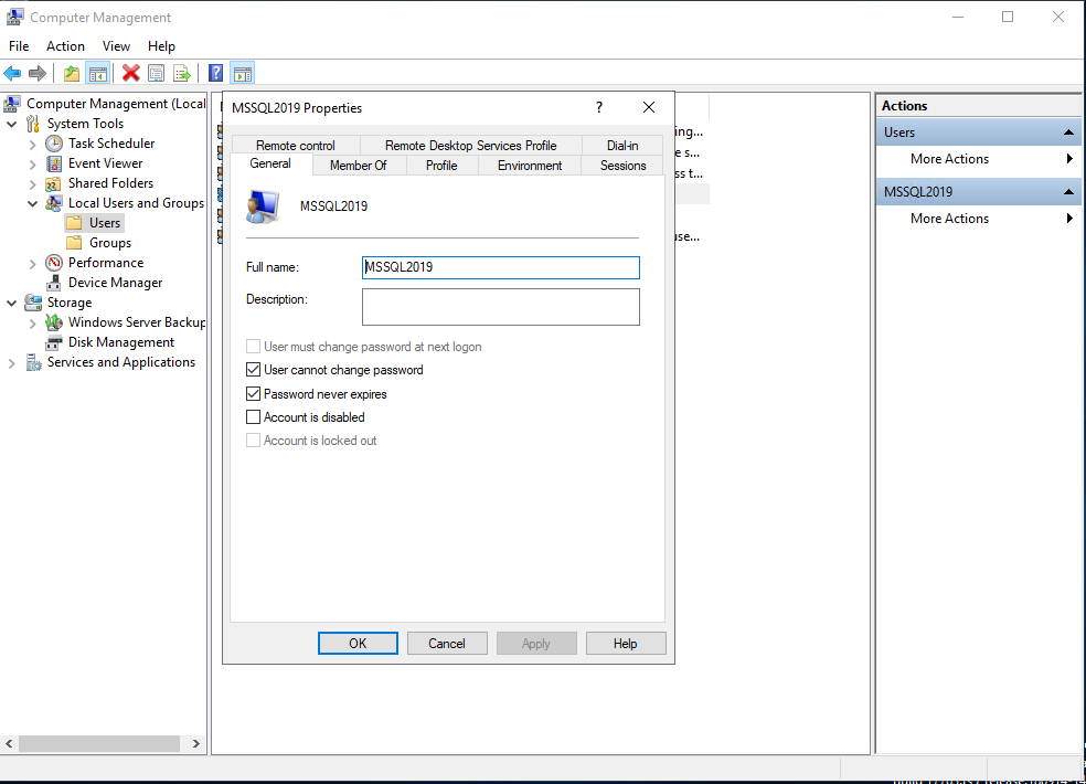 MSSQL 2019 설치 :: 반달