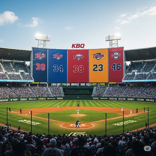 KBO 구단별 영구결번 현황 이미지
