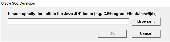 oracle sql developer unable to find java virtual machine