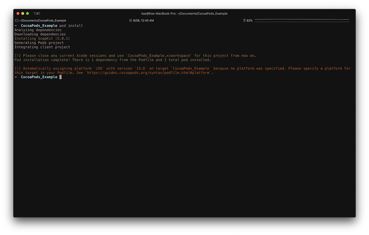 Terminal Screenshot