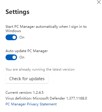 윈도우 최적화 프로그램 Microsoft PC Manager 다운로드 및 사용법 7 ywAAAAAAQABAAACAUwAOw==