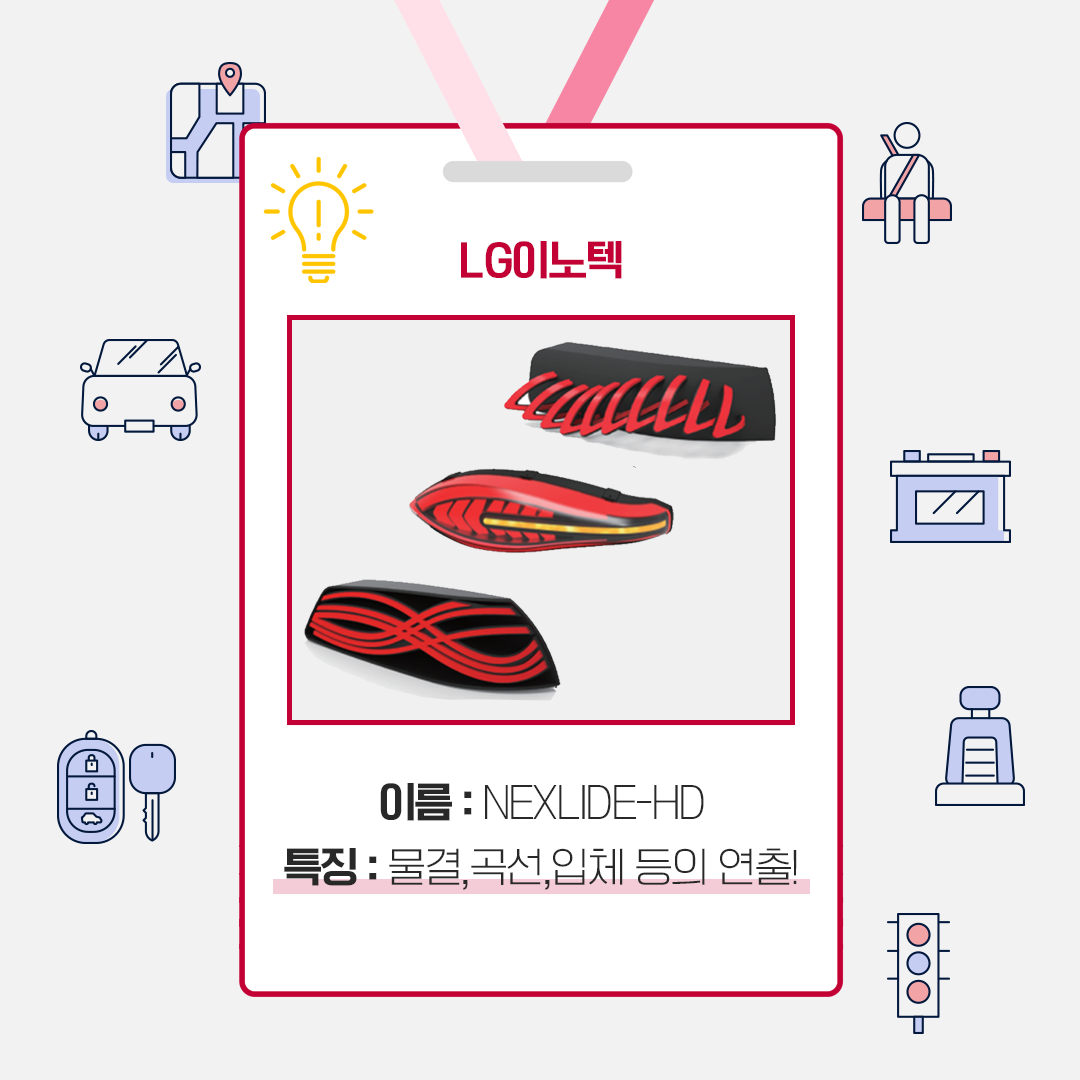 LG이노텍의 차량용 LED 모듈 부품 5형제를 소개합니다!