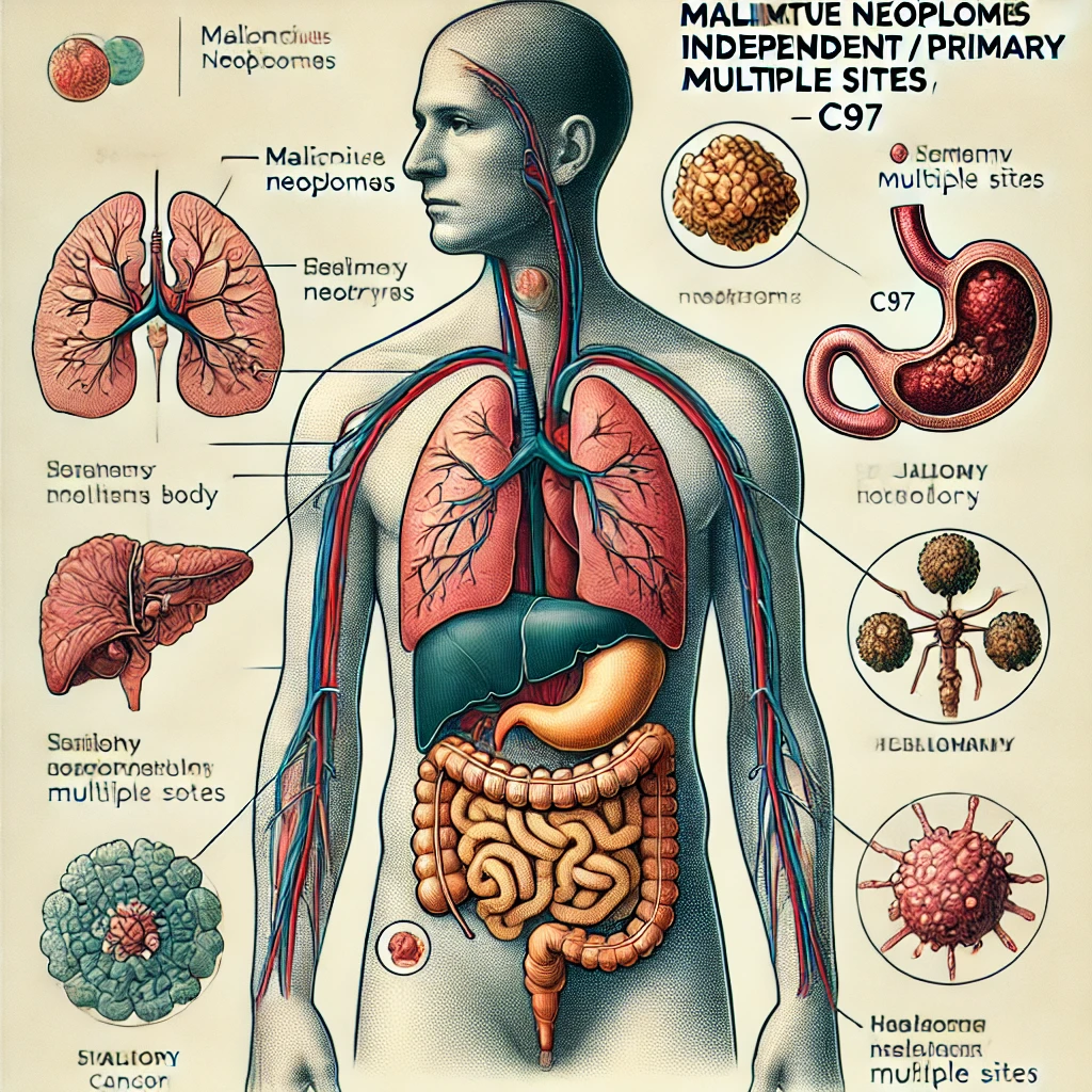 [C97-C97] 독립된(원발성) 여러 부위의 악성 신생물(C97)