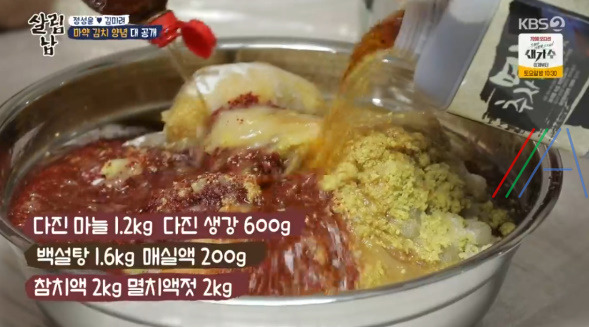 살림남 마약 김치 양념장, 총각무 김치 & 대파 김치 담그기 만들기 만드는 법 레시피, 정성윤 임성근 김장 김치 담그는법 만들기 레시피 - 2시간 김장김치 + 비법 양념장 14 ywAAAAAAQABAAACAUwAOw==
