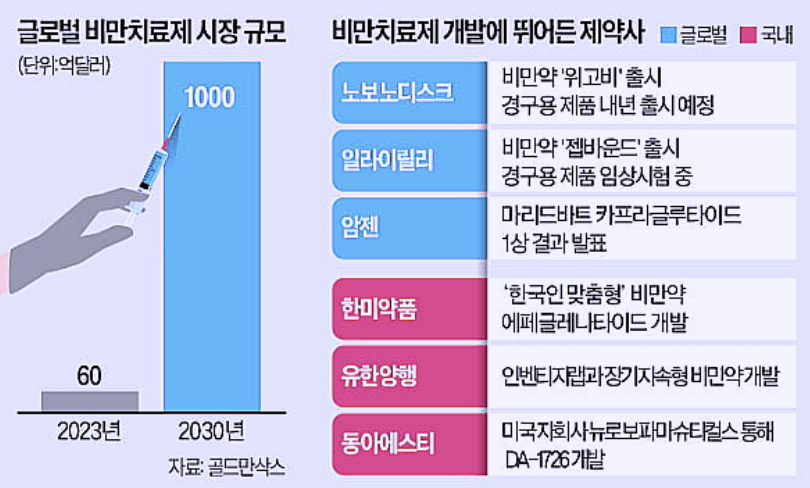 2024년에도 이어지는 테마, 글로벌 비만 치료제 노보 노디스크와 일라이 릴리 3 ywAAAAAAQABAAACAUwAOw==