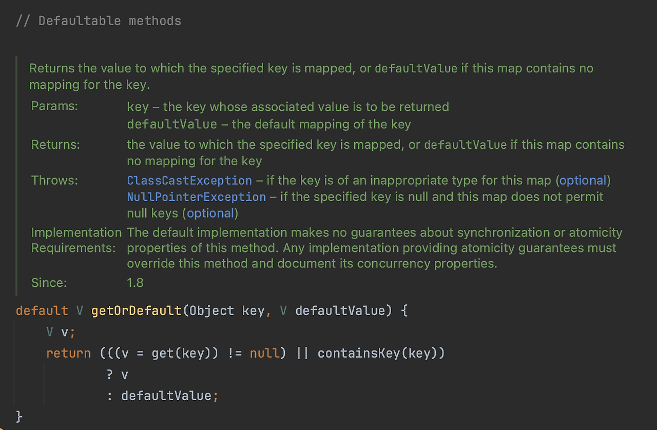 [ Java ] Map getOrDefault NullSafe하게 값을 가져오는 법