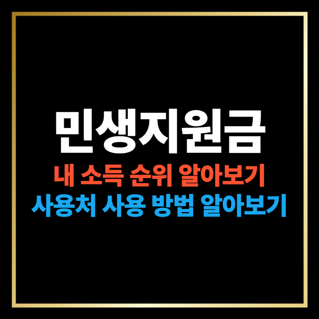민생지원금