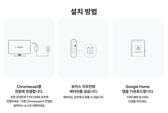 구글-크롬캐스트-설치방법