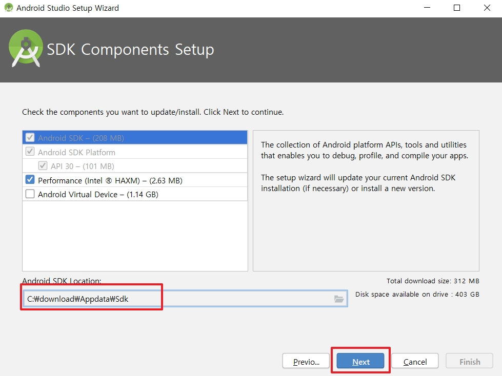 android studio sdk location contains non ascii characters