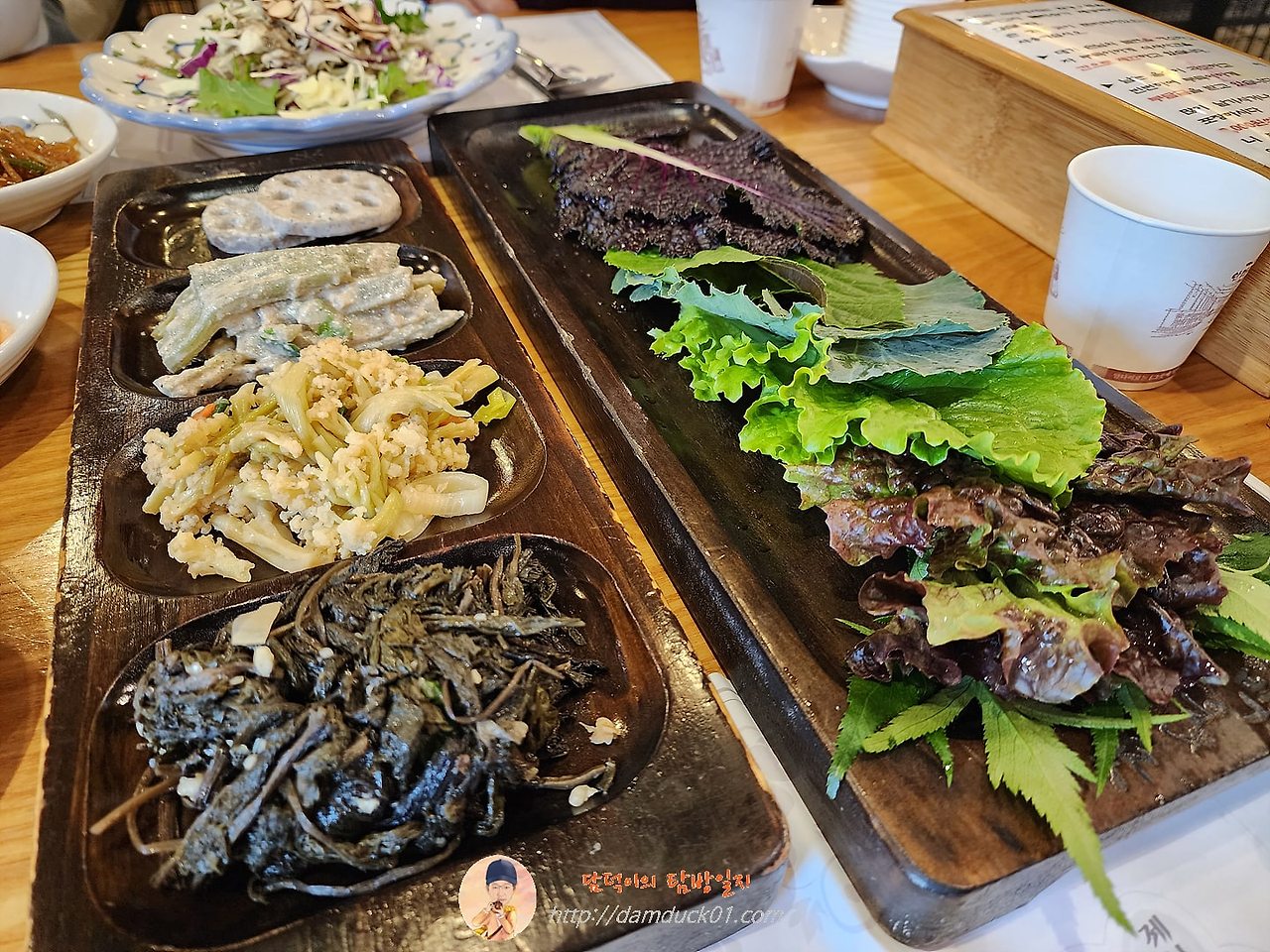 제육쌈밥, 보쌈수육쌈밥, 오리불고기쌈밥까지 의왕시 백운호수 쌈밥 맛집. 백운애꽃.