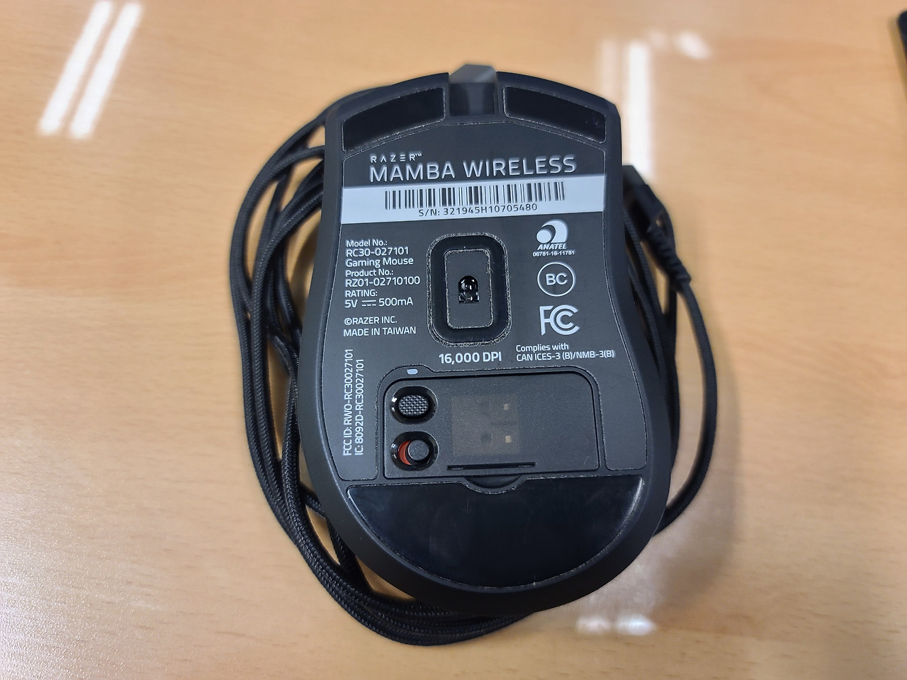  Razer Mamba Gaming Wirelessmouse 