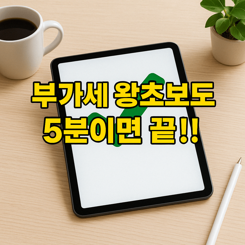 부가세 기초 용어 5분 설명 글 썸네일