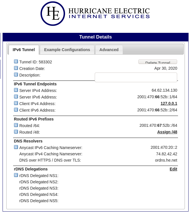 Tunnelbroker net настройка роутера