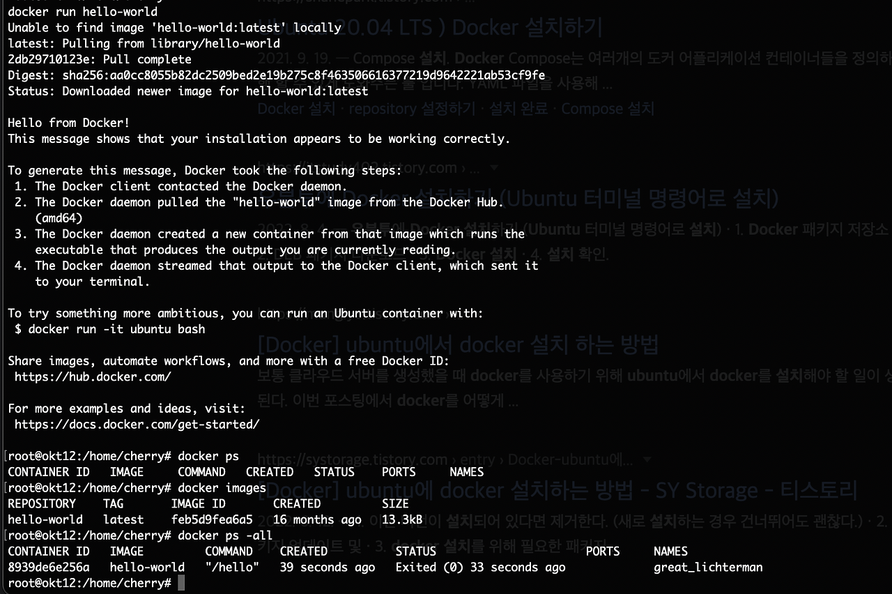 [Docker Server]Ubuntu Docker 설치
