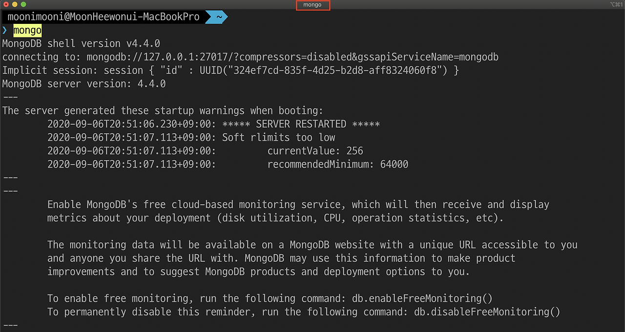 install mongodb compass mac brew