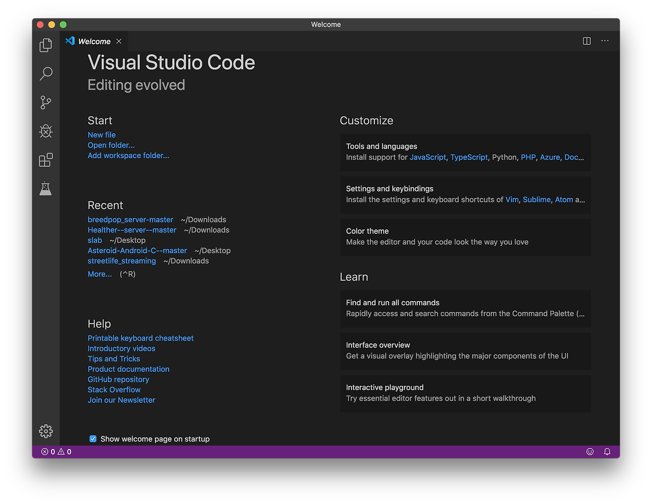 download visual studio code for node js