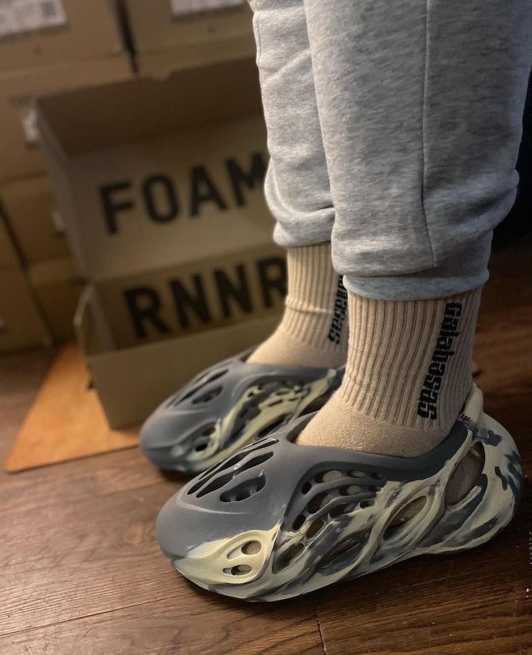 yeezy foam runner sand