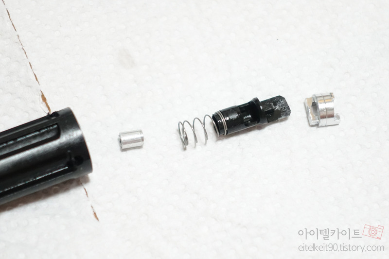 [4부] 2021년 최신 Vfc Bcm Air Mcmr Gbb 라이플 볼트캐리어(노리쇠뭉치) 분해하기(비정상 파워브레이크 제거)