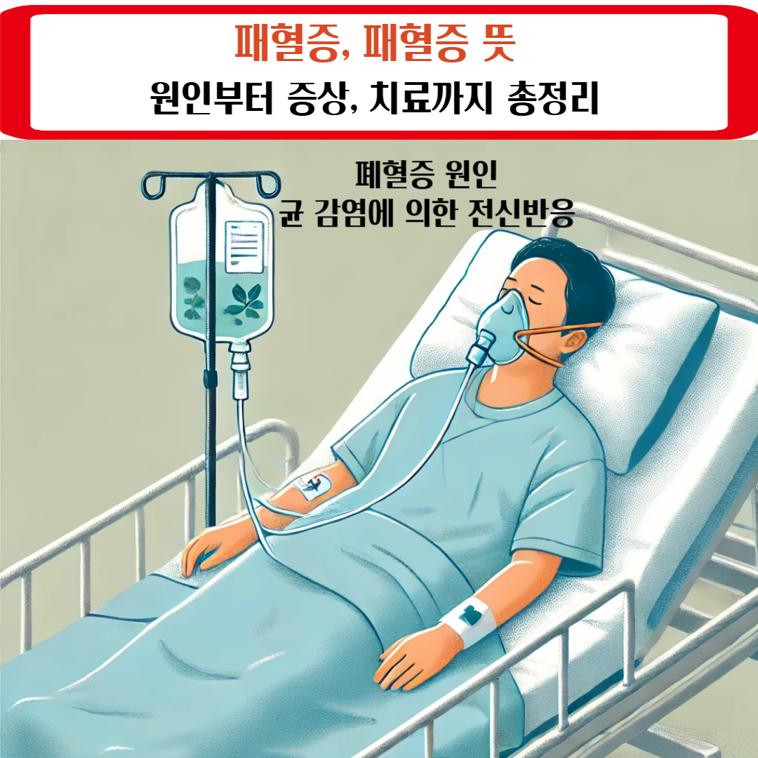 패혈증, 패혈증 뜻, 원인부터 증상, 치료까지 총정리