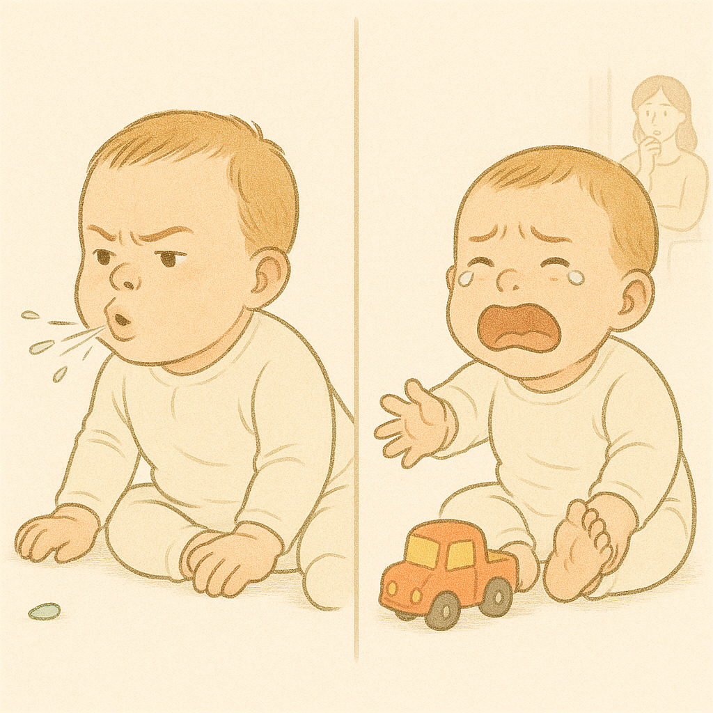 투레질 vs 떼쓰기 썸네일 이미지