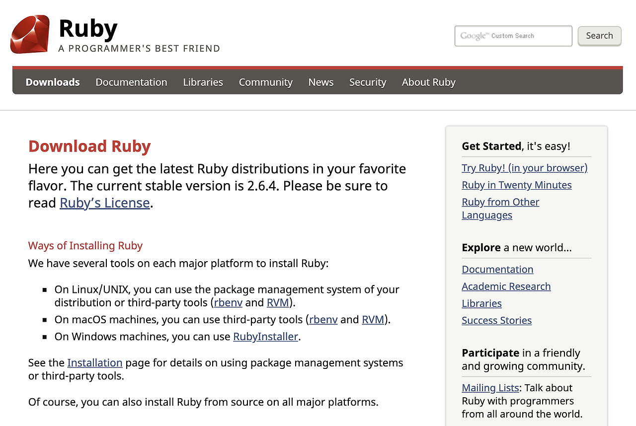 download ruby for macos