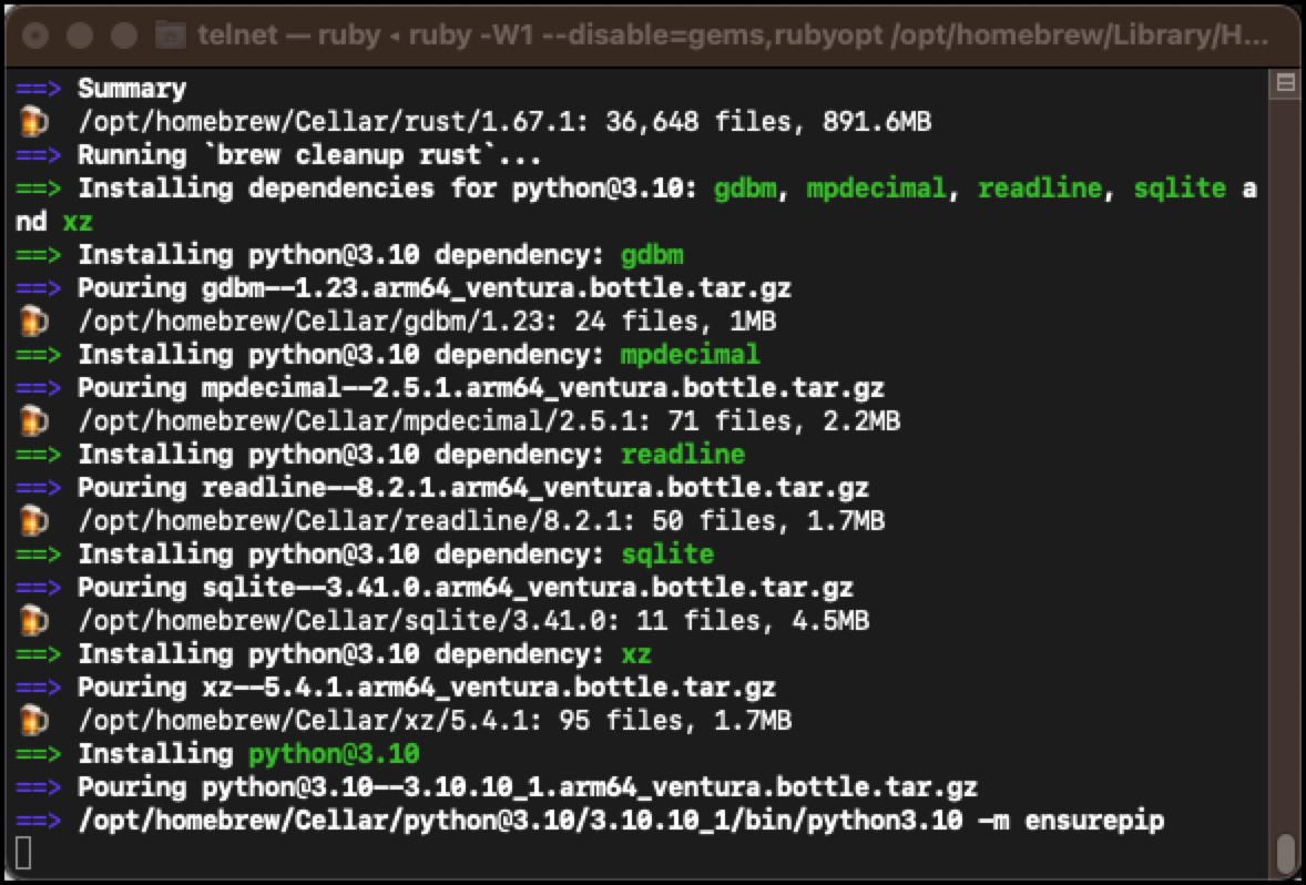 MacOS(m1, m2) Stable Diffusion WebUI 설치 및 사용법 3 homebrew 설치