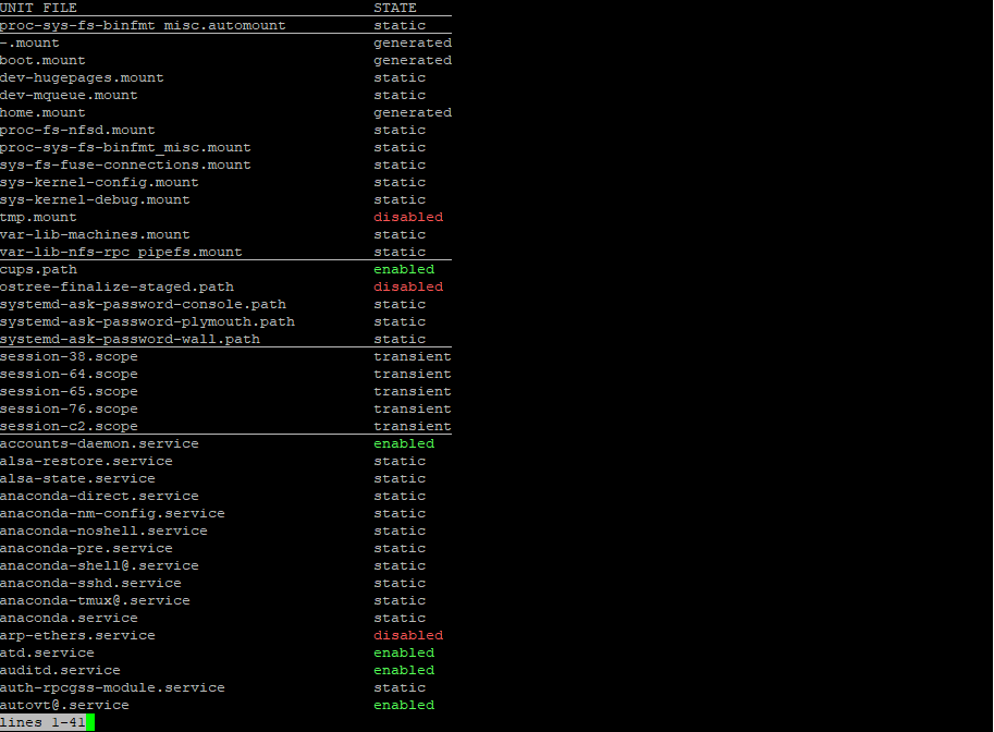 centos-systemctl-disabled-enable